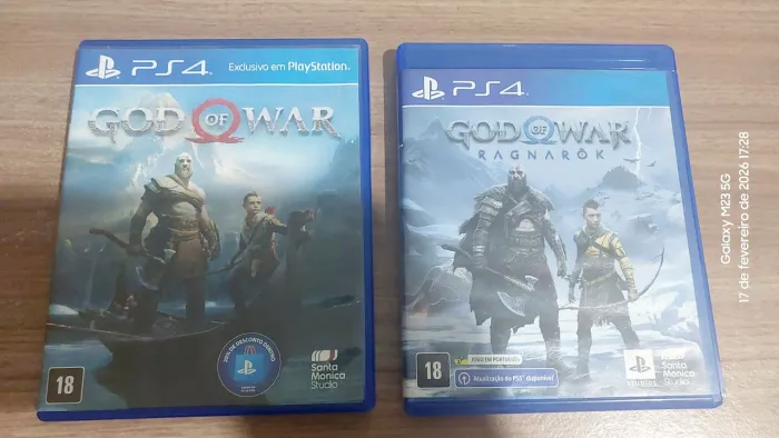 GOD OF WAR PS4 - 2 Jogos.
