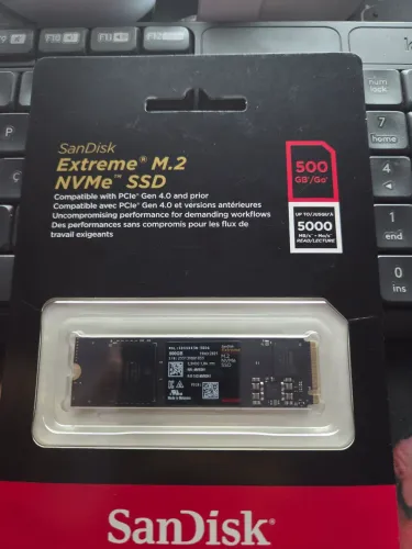 SSD Sandisk 500 Gb Extreme nvme M.2 Novo Lacrado