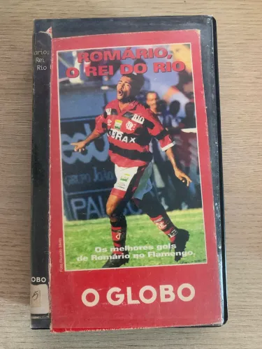 ? VHS Romário O Rei do Rio - Os Melhores Gols no Flamengo - Globo RARO
