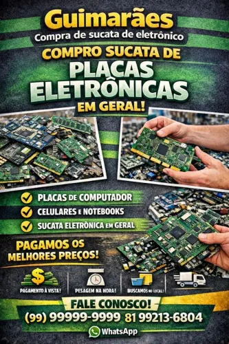 Sucata placas eletronica