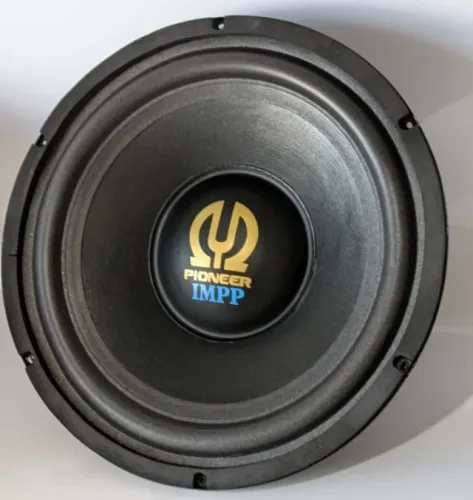 Frente igual ao Pioneer impp alto falante