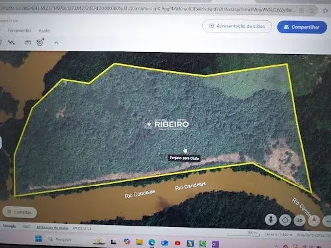 Terreno à venda, 250777m² por R$ 3.000.000,00 - Candeias do Jamari/RO