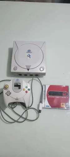 Sega Dreamcast bolinha azul funcionando (Leia)