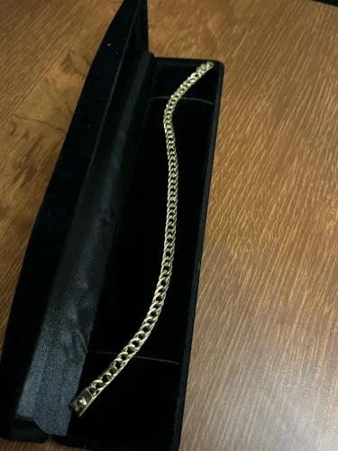 PULSEIRA GRUMET DUPLA DE OURO 10K