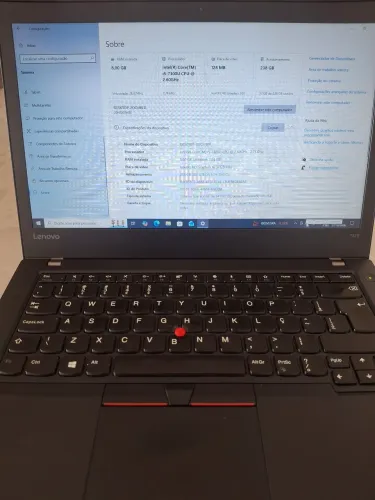 Notebook Lenovo Thinkpad T470 em bom estado