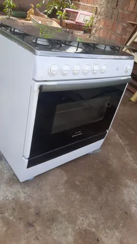 Fogão Brastemp antigo Relíquia funcionando tudo perfeitamente