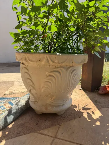 CONJUNTO COM 6 VASOS GRANDES PARA PLANTAS