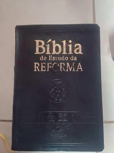 Bíblia de Estudo da Reforma... sem nenhuma marca de uso nem grifos