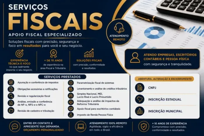Serviços Fiscais e Tributários | CNPJ, Impostos e Regularização