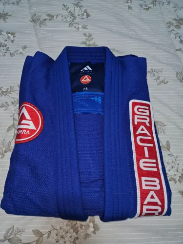 Kimono Adidas III Stripes Gracie Barra F6