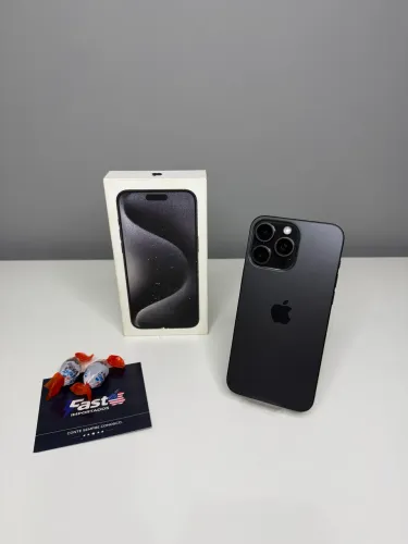 iPhone 15 Pro Max 256GB Preto - COM CAIXA