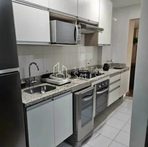 Apartamento de 1 quarto com suíte e vaga de garagem no Brooklin, São Paulo-SP - 40m² de ár