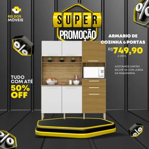 Armário de cozinha a pronta entrega