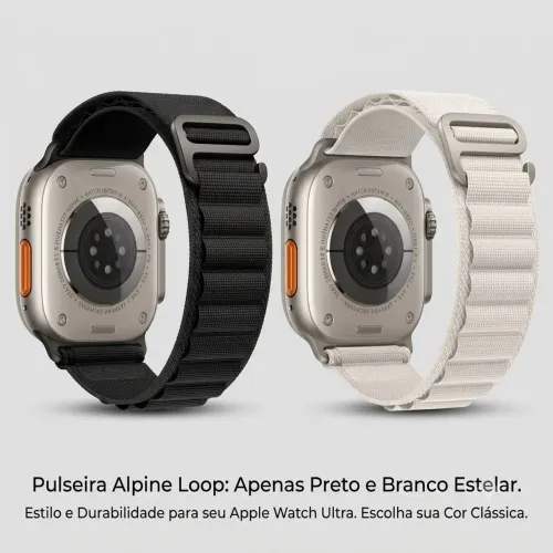 Pulseira Alpine Loop Premium<br>Pra Apple Watch / Smartwatch<br>Para Apple Watch / Smartwatch