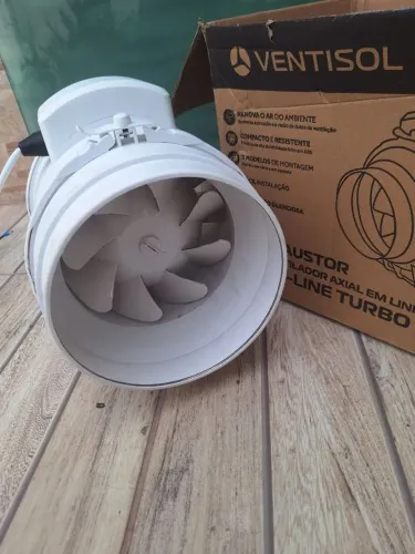 Exaustor axial turbo ventisol exl200 220v 200mm