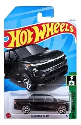 Hot Wheels Silverado Ev Rst Black