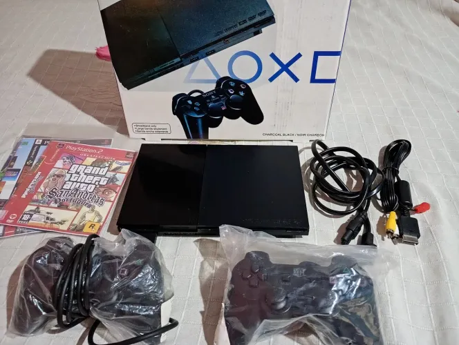 Playstation 2 funcionando perfeitamente