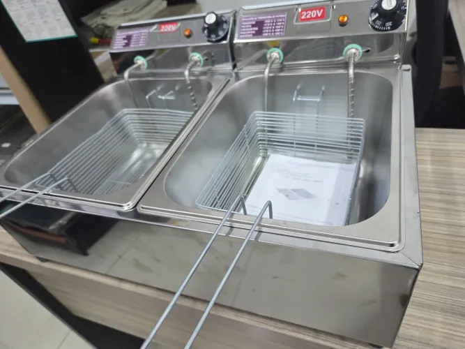Fritadeira elétrica 2 cubas nova loja física consultar valor 