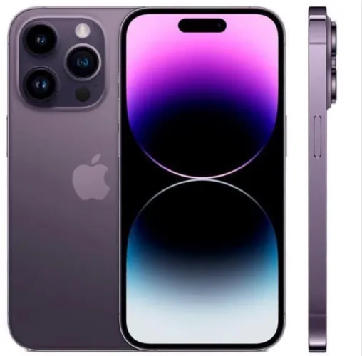 Novo iPhone 14 pro max 512gb roxo deep purple zero nunca usado