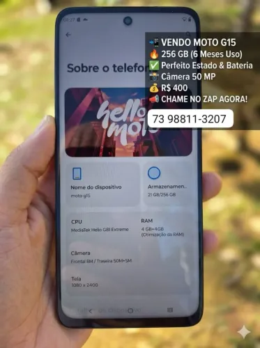 Celular Moto G15