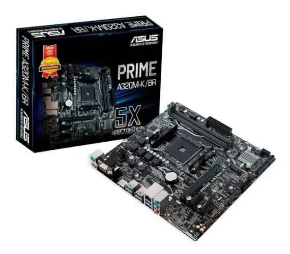 Placa Mãe Asus Prime A320m-k Br Socket Am4 (Com defeito)