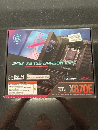 X870e Msi Carbon Wifi Mag nova Lacrada