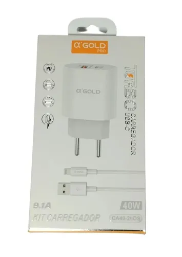 Carregador turbo 40w para iPhone
