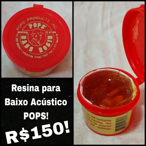 Resina Breu POPS para contrabaixo