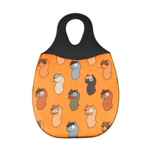 Lixeira Em Neoprene Para Câmbio De Carro Hello Llama