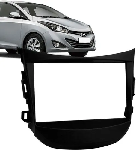 Moldura Fiamon 2 Din 7" Hyundai HB 20 2012/2016