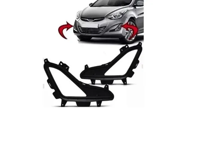 Par Grade Milha Com Furo Hyundai Elantra 2014 2015 2016