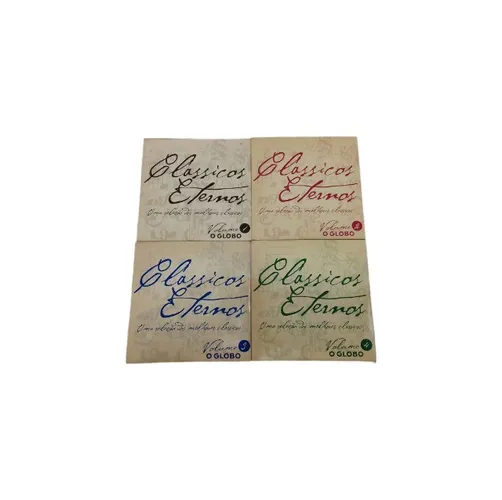 Cd Música Coleção Clássicos Eternos O Globo Volumes 1 a 4