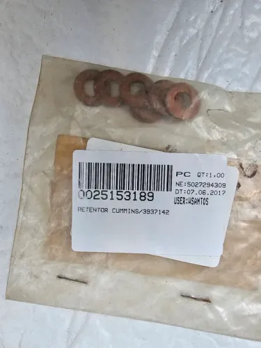 Motor Cummins arruela vedação tubo cano bico injetor novas originais
