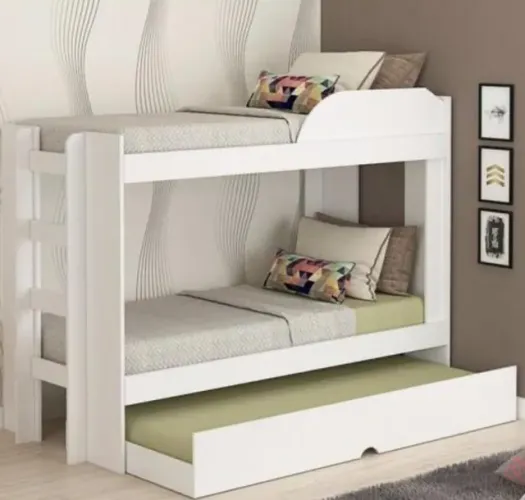 Quarto cama triliche beliche solteiro