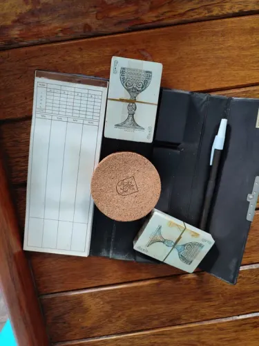 Jogo de Cartas Vintage - Taças