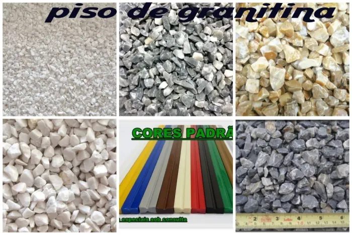 Granitina e granilite piso - diversas cores
