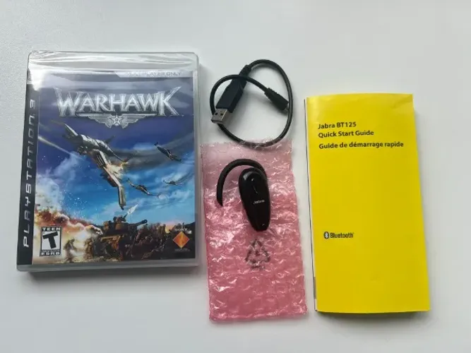 Jogo + Phone warhawk with bluetooth (ps3)
