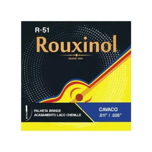 Jogo de Cordas 0.11 para Cavaquinho - Rouxinol R51