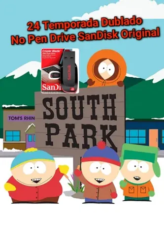 Pen Drive South Park 26 Temporadas Dubladas