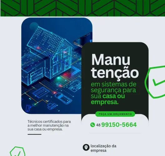 Instalação e manutenção de sistema de segurança