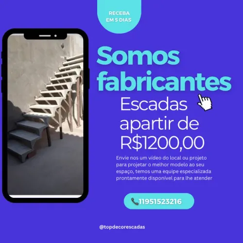 Fabrica de escadas pré moldada