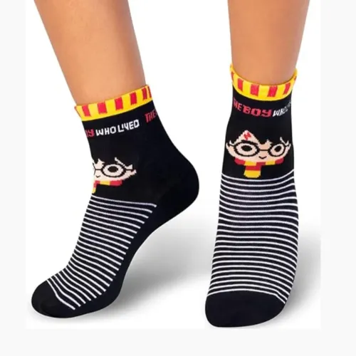 Meia Harry Potter - Puket - Tamanho 34 a 39
