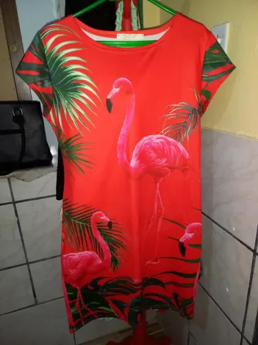 Vestido Flamingo coral 