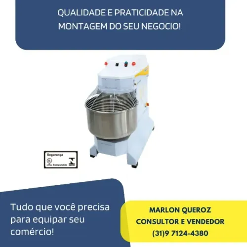 Amassadeira 25KG Espiral Venâncio