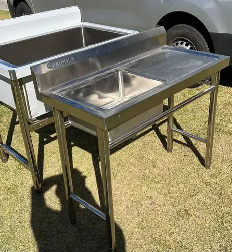  pia aço inox Industrial 1 metro nova inox 201