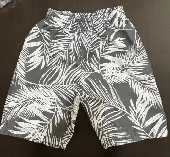 Shorts de Praia Masculino - Estampa Tropical