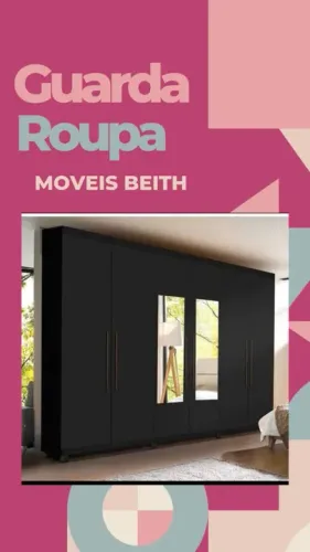 Promoção Guarda Roupa Preto - 05/12/24