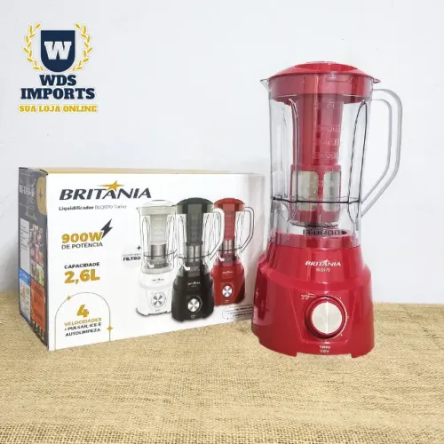 Liquidificador Britânia 900W Turbo