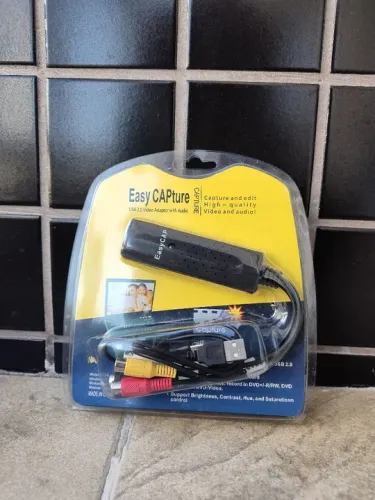 Captura de vídeo e áudio externo USB