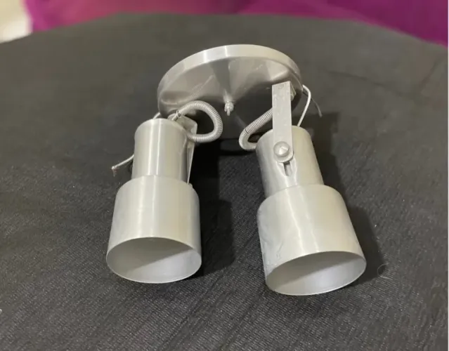 Lustre Arandela Spot Luz metal Duplo